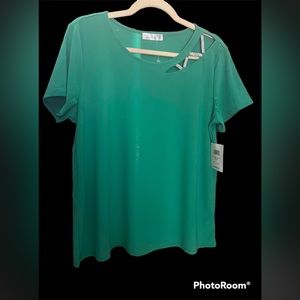 89th/Madison- Green blouse